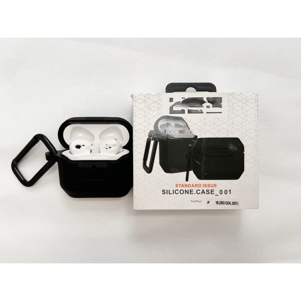 Vỏ Bảo Vệ Tai Nghe Không Dây UA.Gi bằng Silicon cho Air.pod 1 2 3 Pro Chống Trầy Kèm Móc Treo