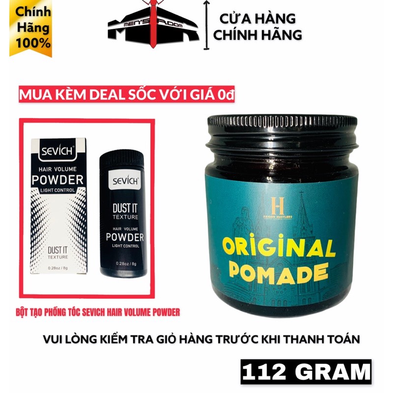 ( MUA KÈM DEAL SỐC 0đ ) Sáp vuốt tóc nam Original Pomade 112g