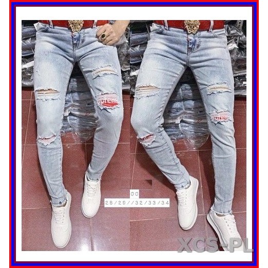 Quần jean nam cao cấp SUPERME XANH 2000 không xù lông, không ra màu, chất giãn tốt p0-6