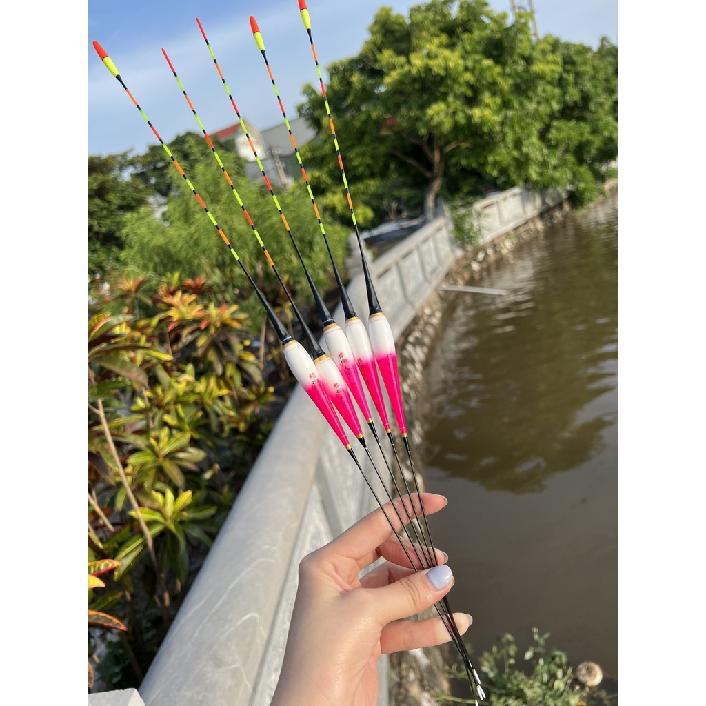 Phao Câu Đài Đổi Màu Thông Minh Phong Cảnh _ Phao Câu Cá