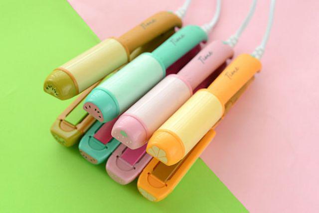 Máy Làm Tóc Mini hình trái cây xinh xắn ( làm xoăn ,là)