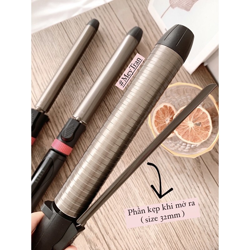 GẬY UỐN XOAY KISSBEAUTY 3 TRỤC 22/32MM