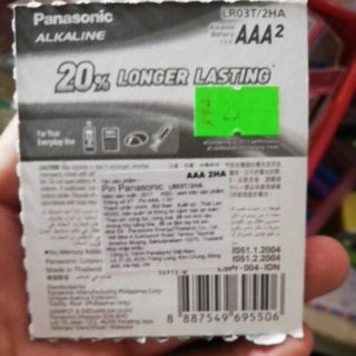 Vĩ 2 pin AAA cao cấp của Panasonic !!!