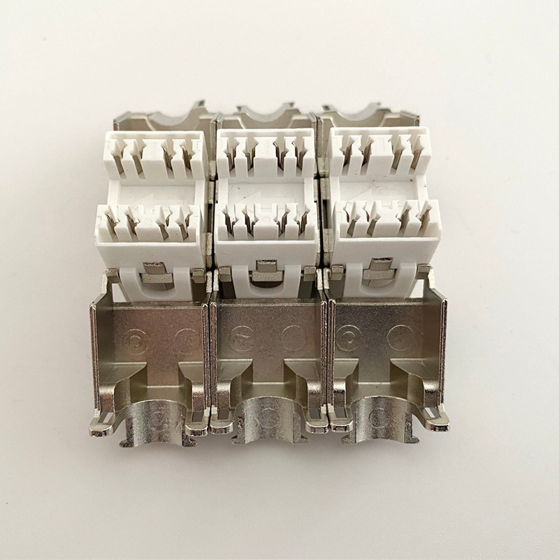 Mô Đun Hợp Kim Kẽm Cat6 Cat6A Cat7 RJ45 Sang LSA STP