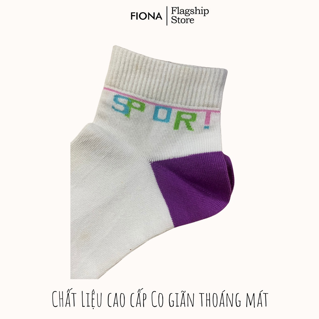 Tất nữ phong cách hàn quốc, tất cổ cao FIONA, tất lười mềm mịn co giãn thoải mái FN0117803-46