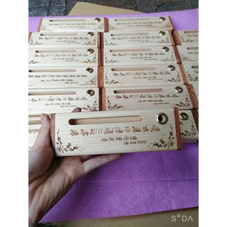 BÚT GỖ KHẮC TÊN QUÀ TẶNG 20/11