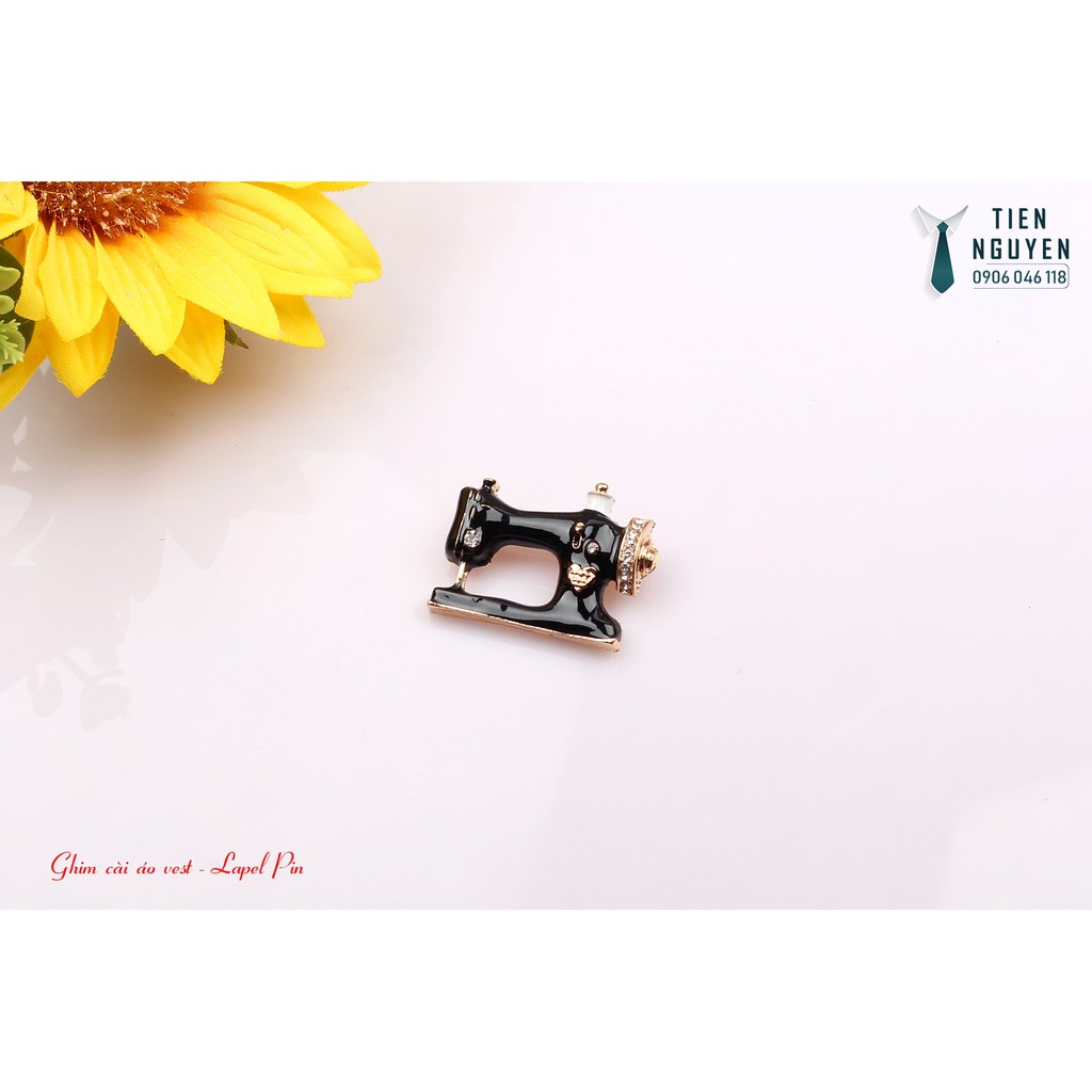 Ghim cài áo Máy Khâu - lapel pin - Phụ kiện cài áo Tien Nguyen