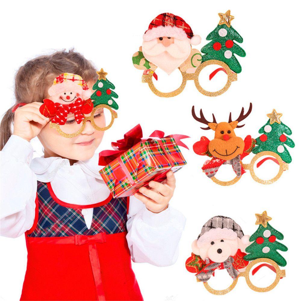 Mắt Kính Hóa Trang Ông Già Noel Và Bông Tuyết Dễ Thương Cho Bé