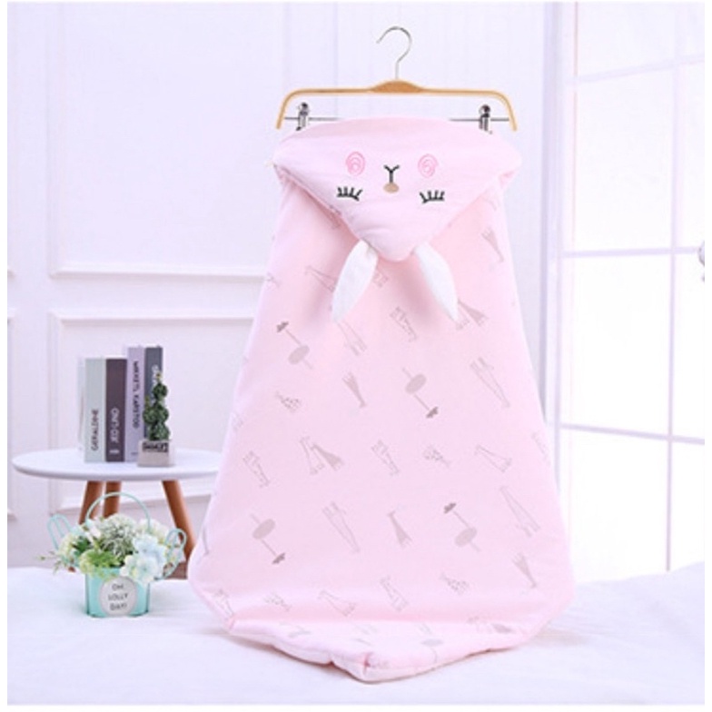 CHĂN Ủ MŨ COTON CHẦN BÔNG CHO BÉ SƠ SINH