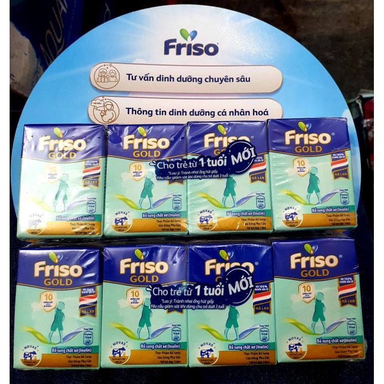 1 lốc sữa nước friso 110ml 4 hộp