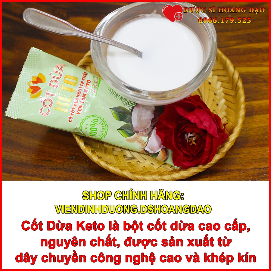 Cốt Dừa Keto [Chính Hãng]- Ngon tuyệt, no lâu, tránh mệt mỏi khi Keto truyền thống