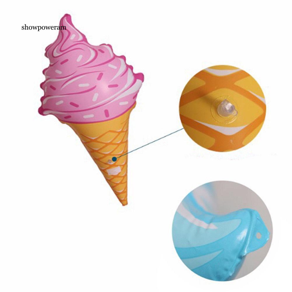 Đồ chơi bơi lội bơm hơi hình cây kem thiết kế ngộ nghĩnh