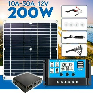 Tấm pin năng lượng mặt trời monocrystalline 200w 12v 10-50a