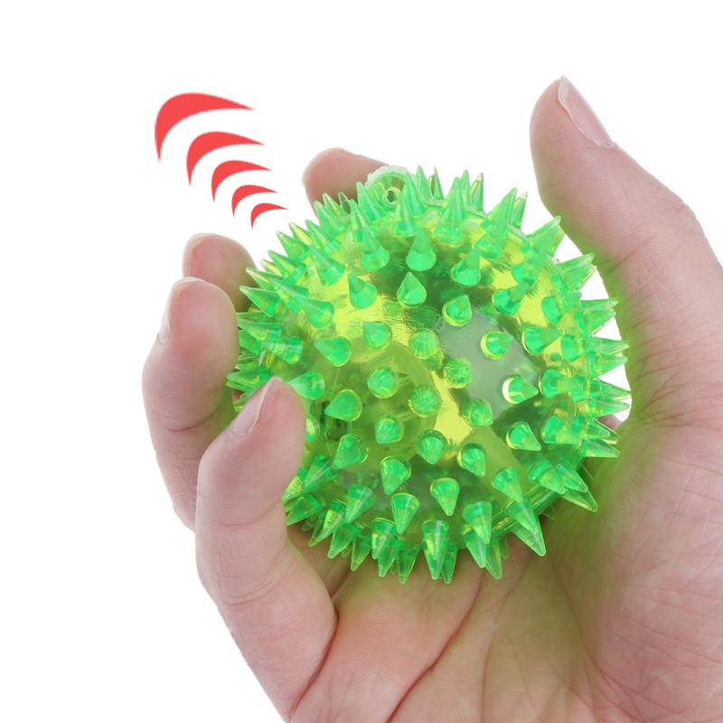 Quả Bóng Cao Su Mềm Phát Sáng Đồ Chơi Cho Mèo