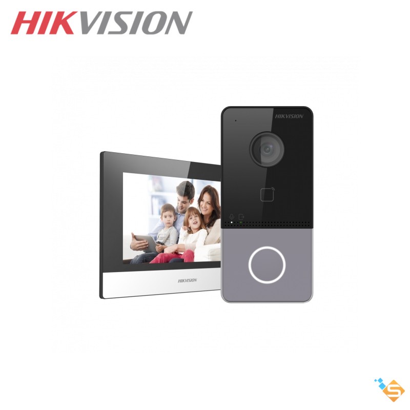 Bộ chuông cửa có hình Wi-Fi IP HIKVISION SH-KIS6613-WTE 2MP Hỗ Trợ PoE Màn Hình Cảm Ứng 7" - Bảo Hành CHính Hãng 2 Năm