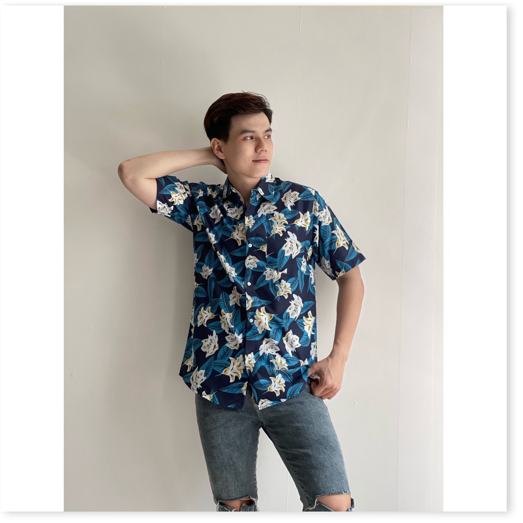 ÁO SƠ MI FORM RỘNG DÀNH CHO NAM HOẠ TIẾT ĐỘC LẠ/  CÓ ĐẦY ĐỦ SIZE KME FASHION