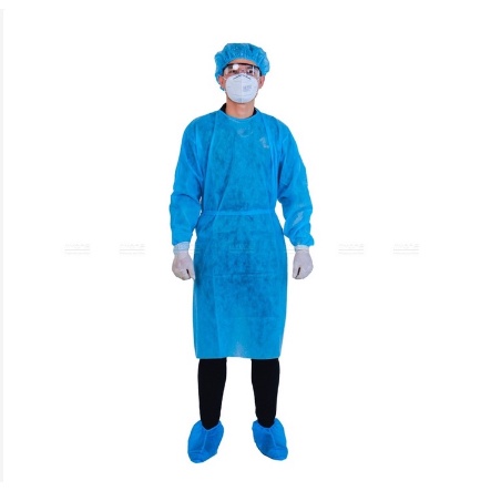 Áo Choàng Y Tế Bằng Vải Không Dệt Dùng Một Lần Bảo Vệ An Toàn