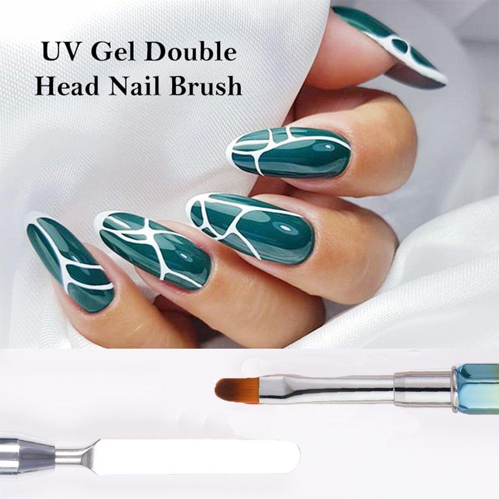 OCEANMAP Cọ Hai Đầu Dùng Trang Trí Móng Tay Nghệ Thuật Thời Trang