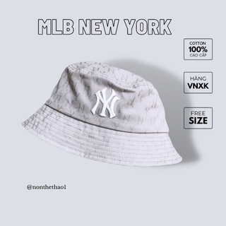 NÓN BUCKET M L B COTTON CAO CẤP, NÓN THỜI TRANG NA20 MÀU XÁM