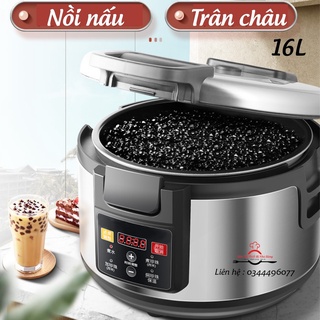 Nồi nấu trân châu tự động 16L, Nồi nấu kết hợp ủ trân châu dùng điện cao cấp