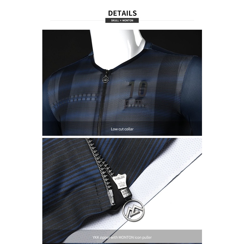 Áo dài tay Monton 10PM NIGHT BLUE