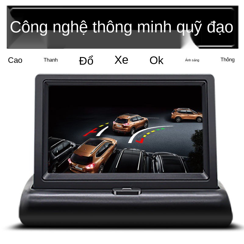 ♣Camera lùi ô tô theo dõi hình ảnh HD quan sát điểm mù phía sau xe phổ thông giám