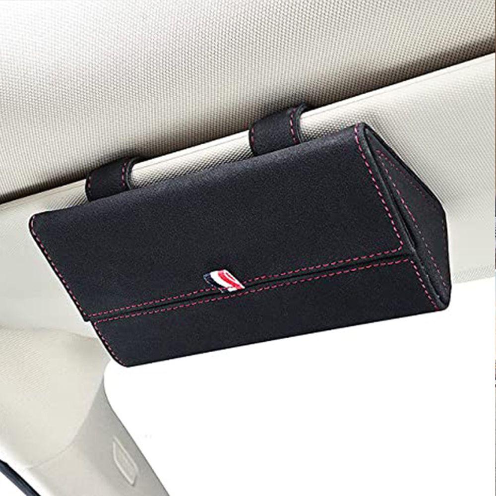 Hộp Da Đựng Mắt Kính Gắn Xe Hơi Tiện Dụng