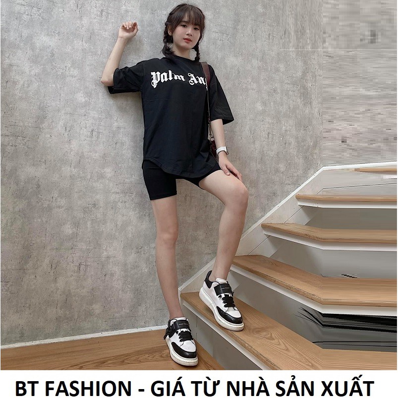 SET Bộ Áo Thun Phom Rộng + Quần Ngố Thun Ôm Legging Thời Trang HOT - BT Fashion (ANGLE 01) + Hình Thật, Video