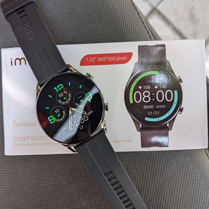 Đồng Hồ Thông Minh Xiaomi IMILAB W12 Đo Chỉ Số Và Nhịp Tim Bản Quốc Tế