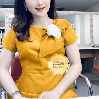 Váy nơ cổ sang chảnh