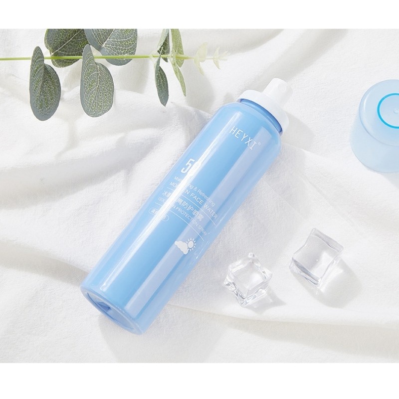 Xịt chống nắng HEYXI Chống nắng nâng tone dưỡng ẩm 180ml HXCN1