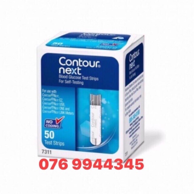 Que thử đường huyết Contour Next (50 que)