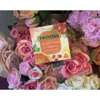 Trà trái cây thảo mộc Twinings (hàng Anh) túi lọc kim tự tháp nhiều vị