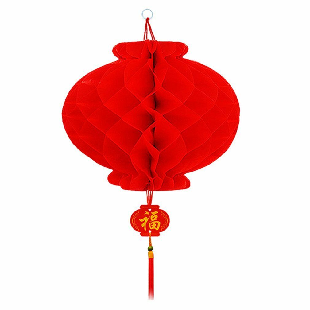 Lồng Đèn Giấy Đỏ Chống Nước 12 / 15 / 20 / 25 / 30cm