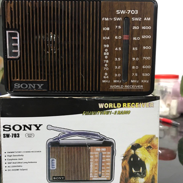 Đài Radio SW 703-Đài Chạy Pin Đại Nguồn 220v