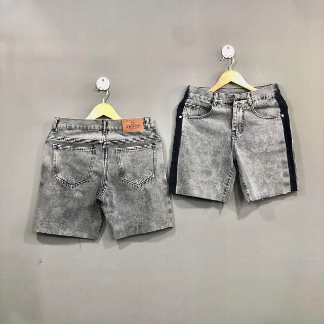 Short jean sọc 2 bên có 2 màu ảnh thật