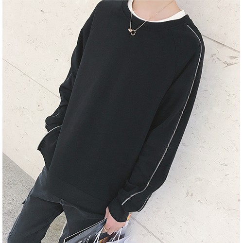 Áo Thun Sweater arm zip Fox_ Unisex | BigBuy360 - bigbuy360.vn