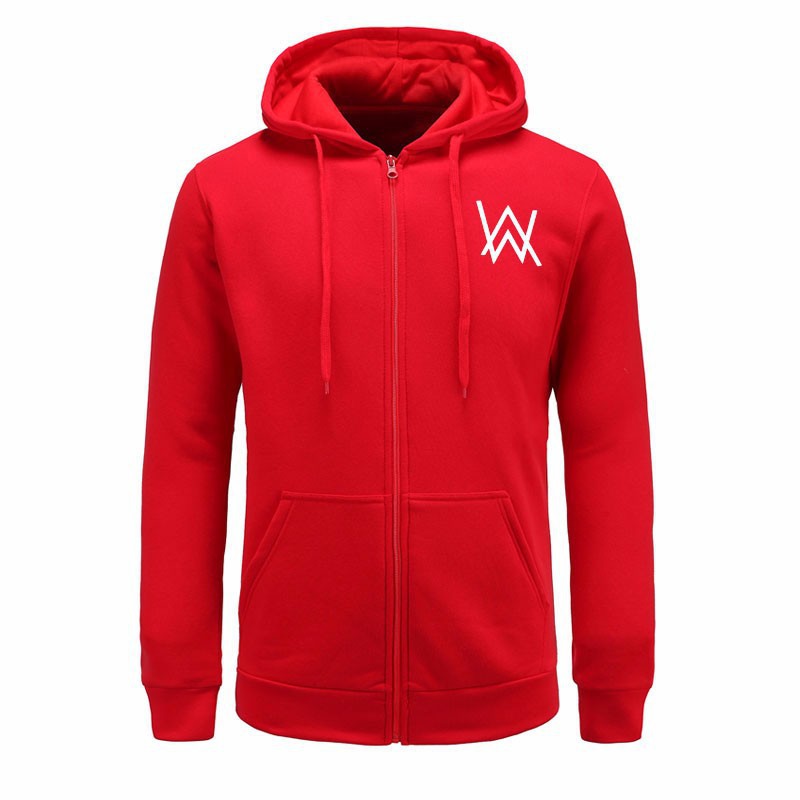 Áo khoác hoodie hip hop in biểu tượng DJ Alan Walker cho nam 2017