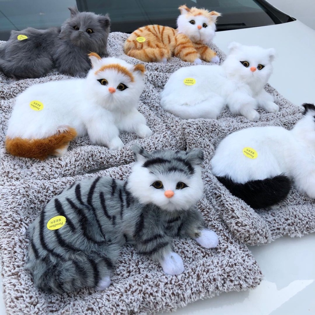 Chó bông dễ thương than hoạt tính khử mùi trên xe hơi , khử mùi ô tô - mèo bông chứa than hoạt tính