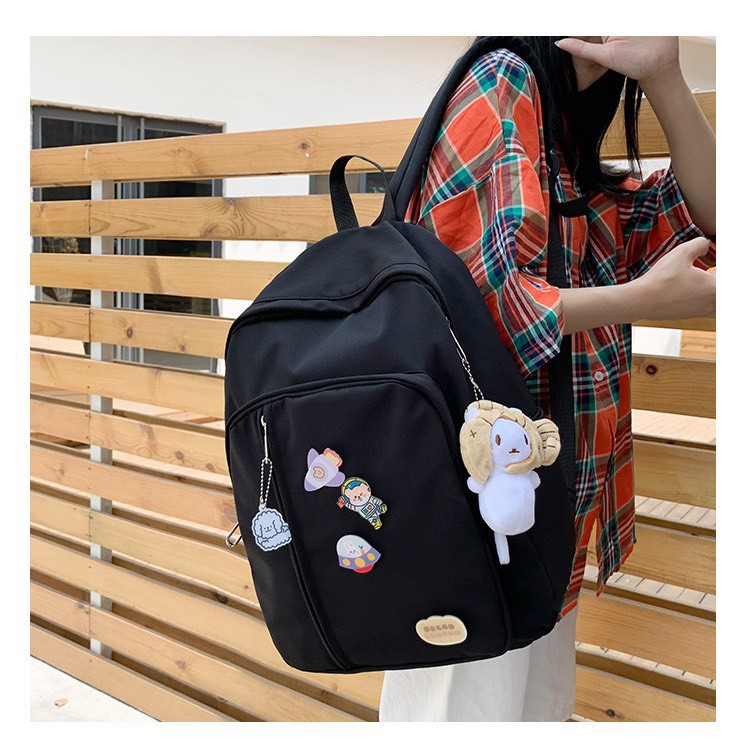 Balo Ulzzang đi học chống thấm khóa dọc dễ thương  tuixinh5555 MET155