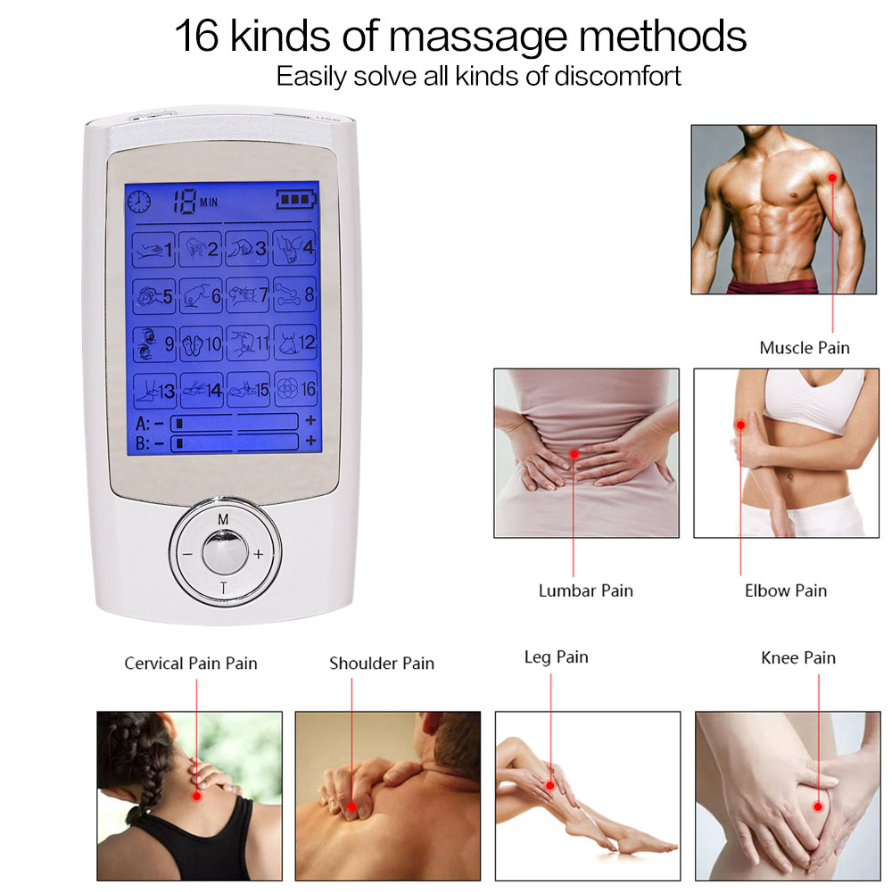 TENS Machine 28-Mode TENS Unit Digital Therapy Machine Body Massager Massage Device Physiotherapy Dropshipping