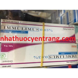 SẢN PHẨM IMMULIMUS 0.03%