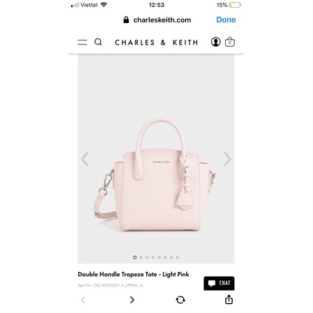 Túi Charles & Keith chính hãng 100% full tag new 100%