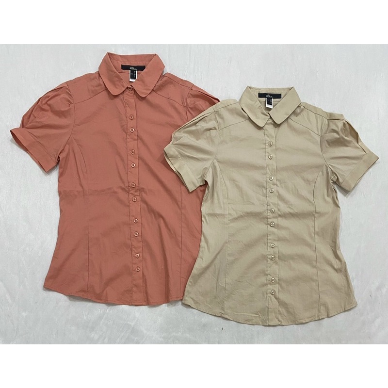 Áo sơ mi tay bồng cài nút vải kate thun Nino.maxx 2 màu (Size S, M, XL) - Thanh lý vnxk