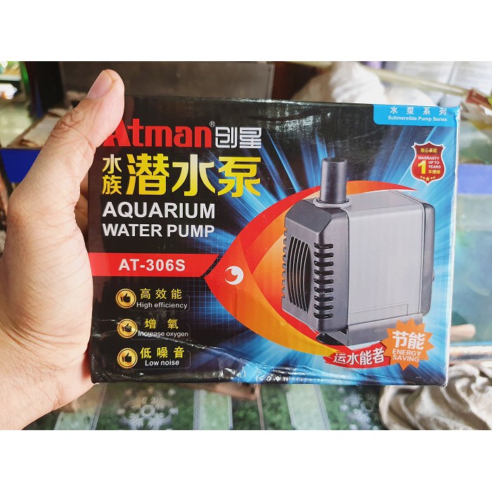 MÁY BƠM NƯỚC BỂ CÁ ATMAN 27W 2M 2000L-H AT 306S