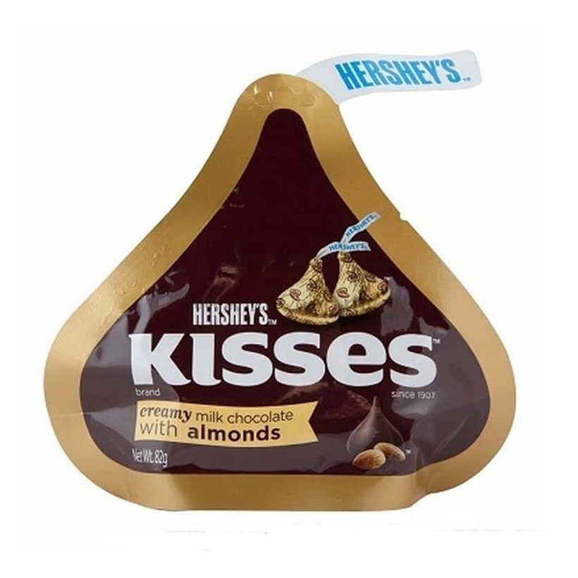 [NOWSHIP Q1 HCM] Socola Hershey Kisses Kem Sữa Hạnh Nhân 146G - USMART