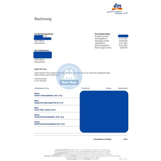 Lăn mắt Balea Aqua nội địa Đức đủ bill