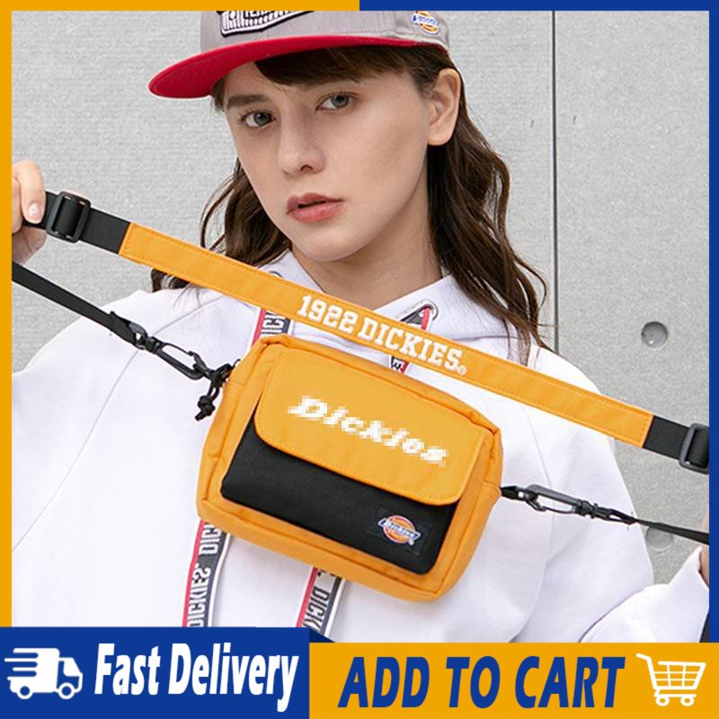 Túi Sứ Giả Dickies đàn ông Túi đeo Vai Hàn Quốc Cặp đôi Thời Trang Canvas Thể Thao Túi Vuông Nhỏ