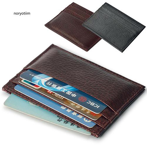 Ví da kiểu mỏng giữ thẻ tín dụng , giấy tờ cho nam