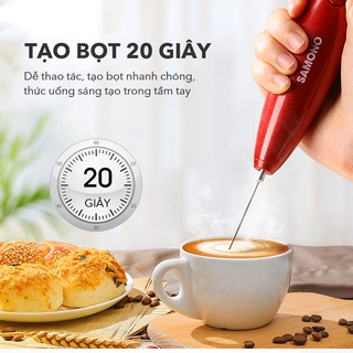 Máy tạo bọt sữa cho các tín đồ yêu thích cà phê cappuchino, latte - SAMONO SW-MFB11, MFR11, MFS11